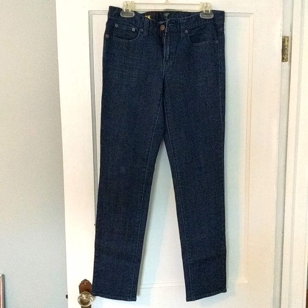 Dark Blue, J Crew, Toothpick Jeans (stretch).Size: 29